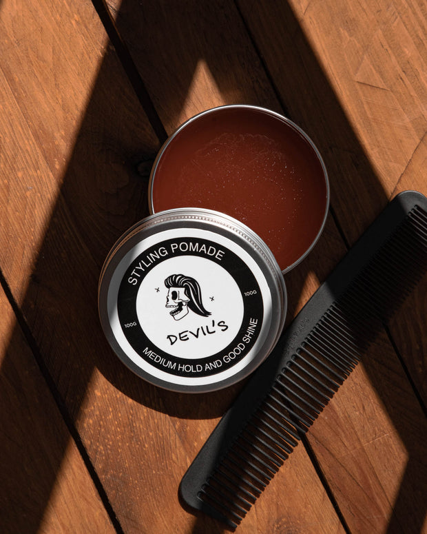 pomade hair styling medium hold good shine made in australia