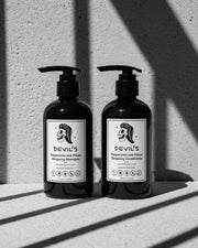 Men's vegan shampoo and conditioner peppermint shampoo and conditioner