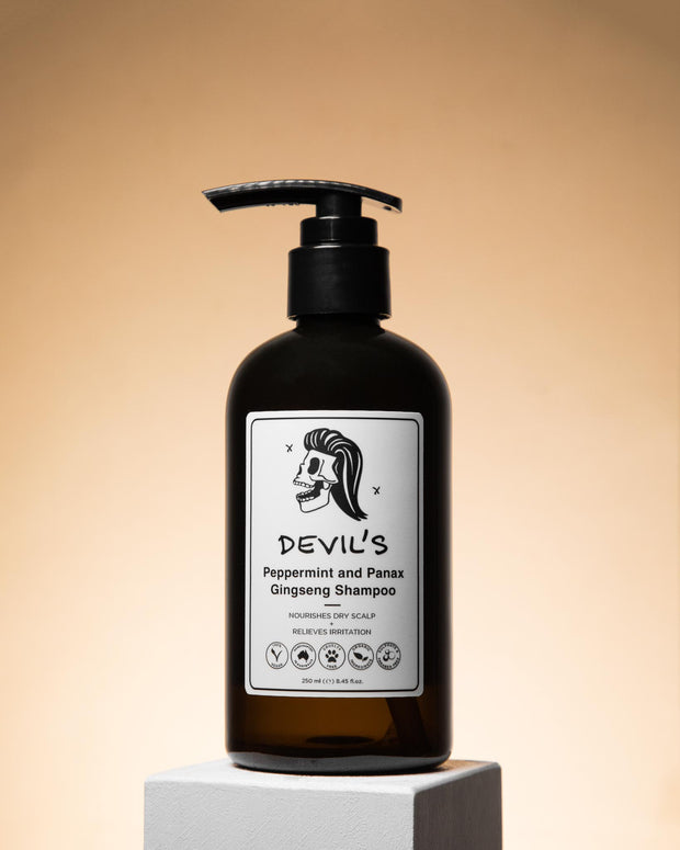 Mens dandruff peppermint shampoo vegan and organic. Australian made