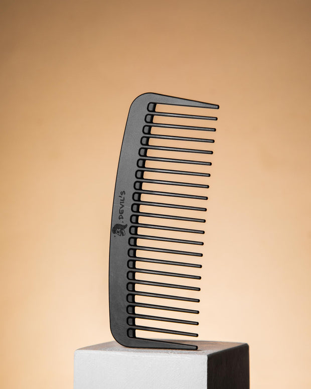 compact wide tooth comb, shower comb, perfect for men and women, detangling comb